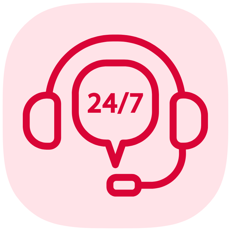 الدعم التقني 24/7